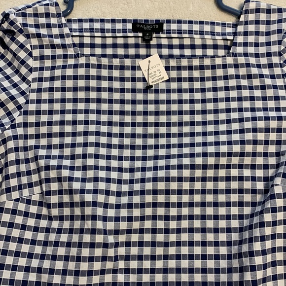 Talbots Square Neck Blouse. - Picture 11 of 11